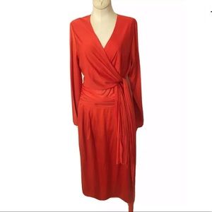 Paul Smith Long Sleeve Silk Dress